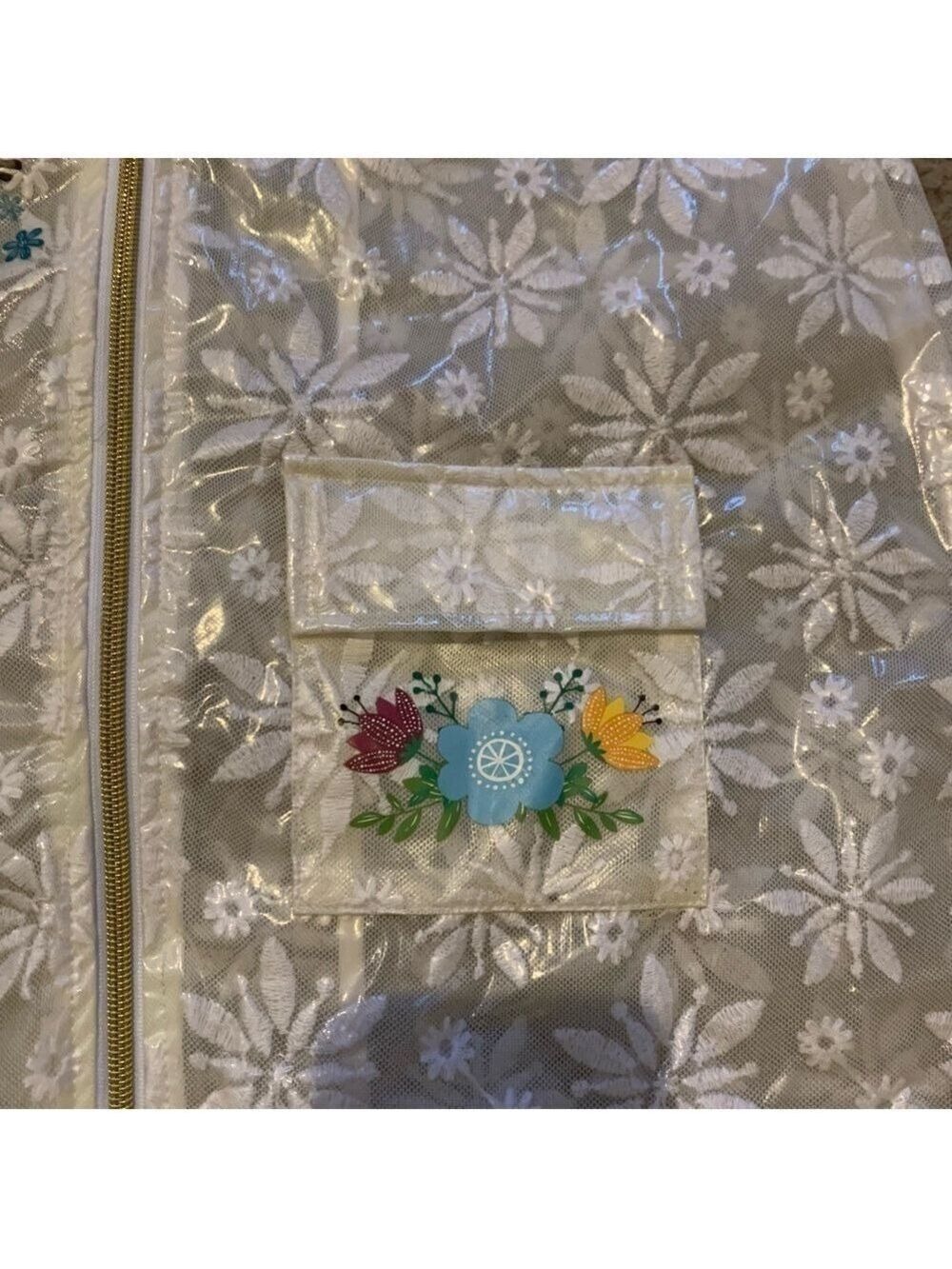 DISNEY Frozen Raincoat size 7/8 - Picture 6 of 9